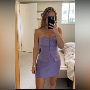 Two piece purple set